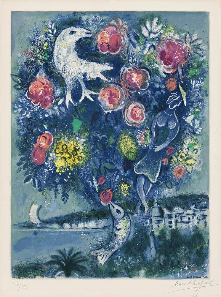 LA BAIE DES ANGES AU BOUQUET DE ROSES, 1967 Deutscher and Hackett